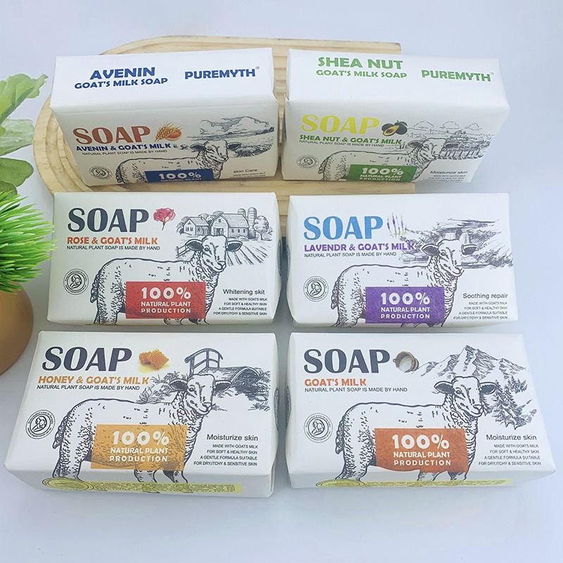 Home One Bathroom - 1PC Natuurlijke Handgemaakte Geitenmelk Zeep Gezicht