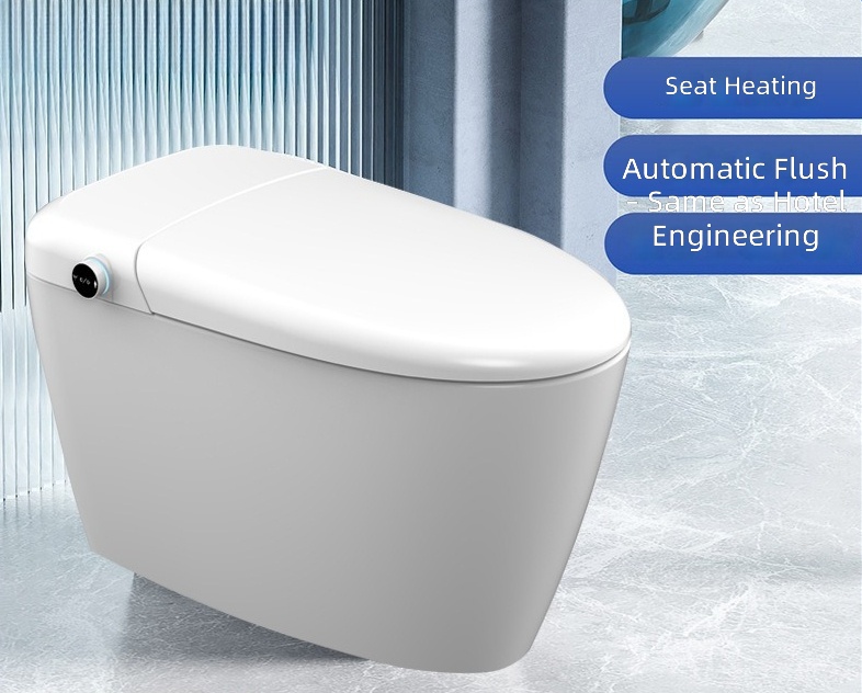 Home And Bathroom - Verwarmde slimme toiletbril, automatische spoeling, spoeling