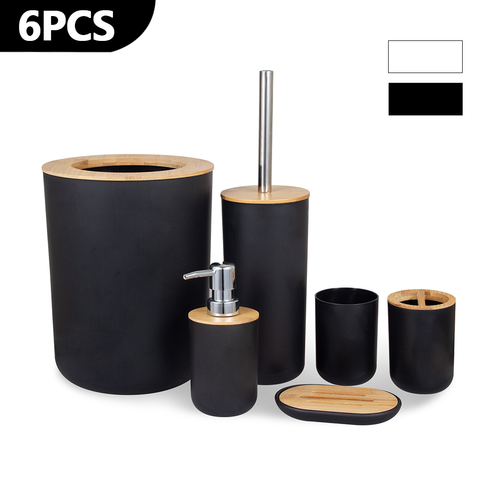 Zara Home Bathroom Set - 6 stks/set Zeepdispenser Doos Wc Borstel