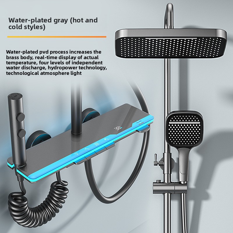 Home And Bathroom - Slimme digitale display thermostatische doucheset met
