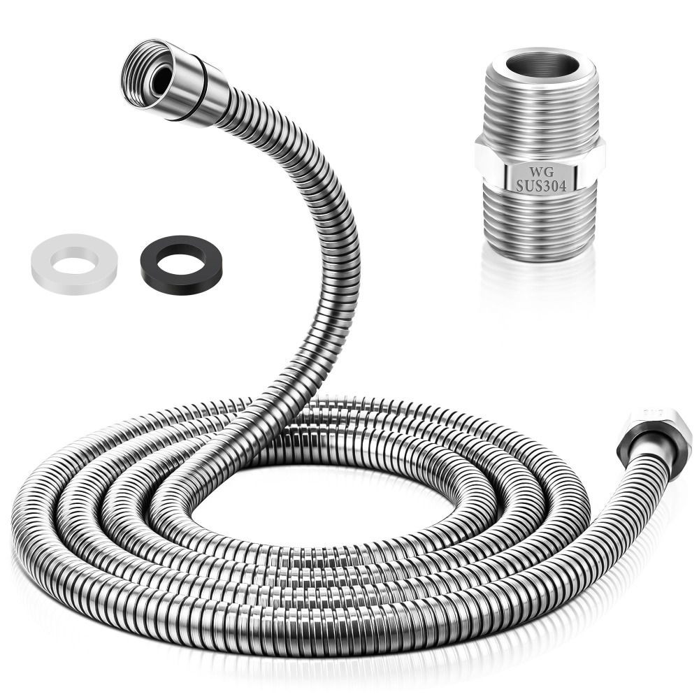 Home Bathroom Plumbing - 1,5/2m hogedrukdoucheslang met grote boring, lekvrije
