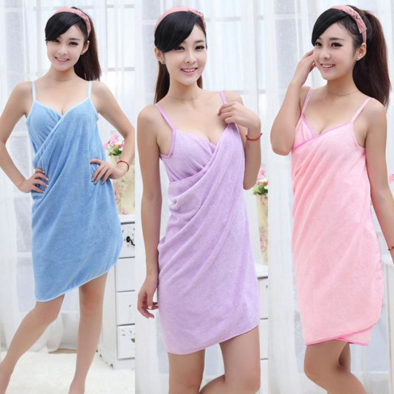 Home Bathroom With Sauna - Vrouwen Wearable Gewaden Bad Handdoek Voor
