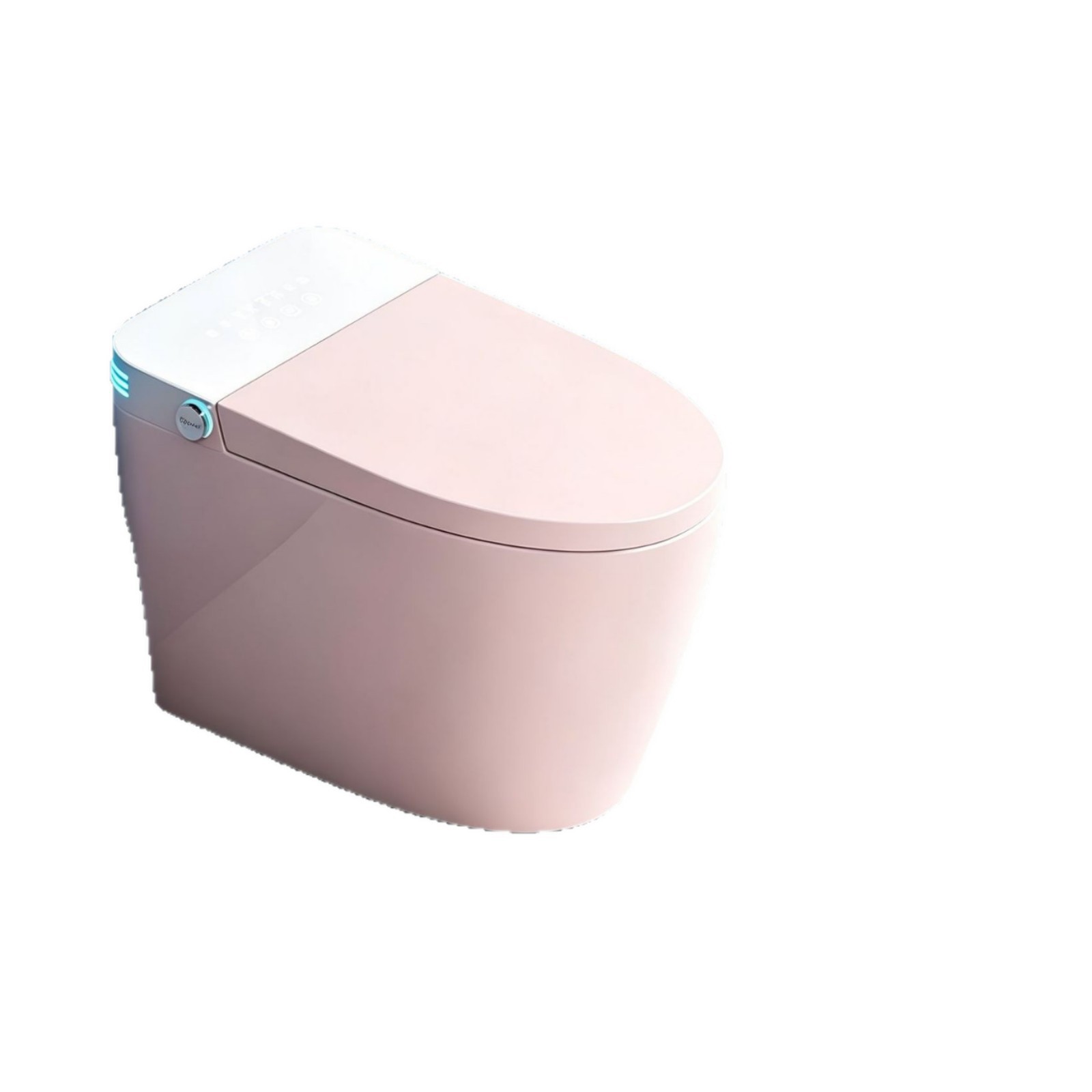 Home And Bathroom - Slim toilet, roze, alles-in-één automatisch, geen