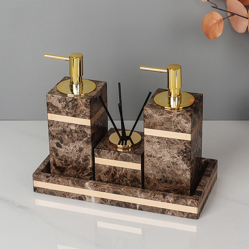Emperador Donker Natuurlijk Ma - Zara Home Bathroom Set recensie en prijs