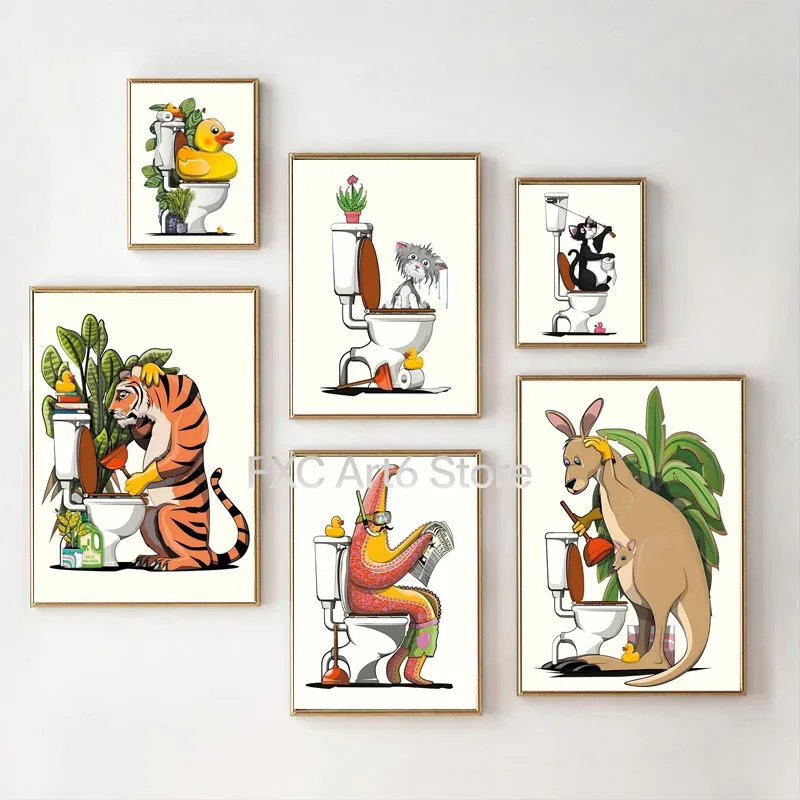 1 STKS Frameloze leuke badkame - Home Bathroom Wallpaper recensie en prijs