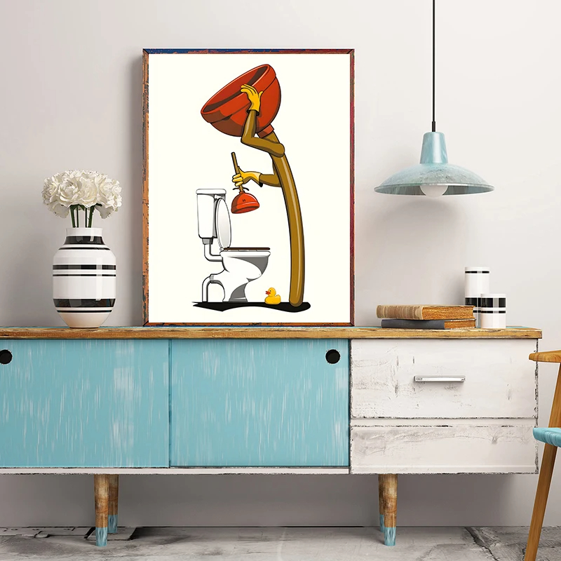1 STKS Frameloze leuke badkame - Home Bathroom Wallpaper recensie en prijs