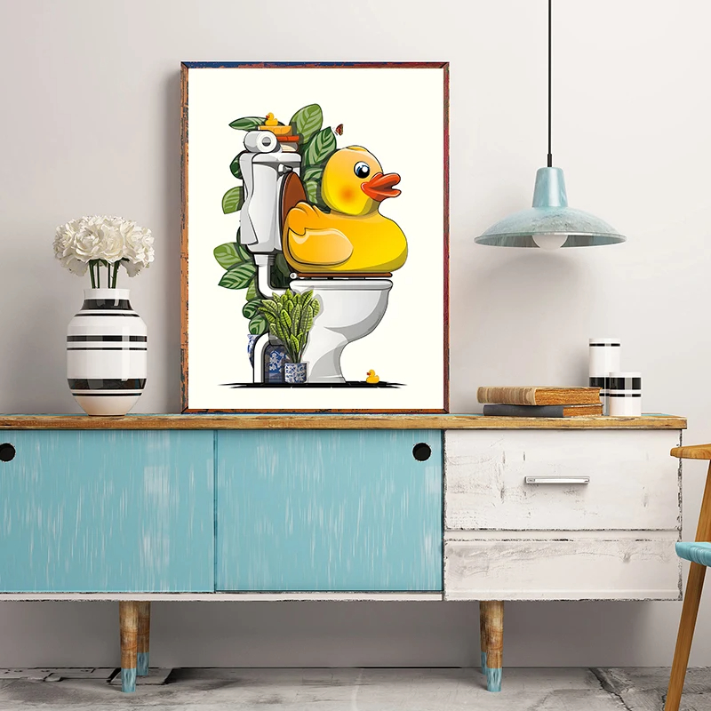 1 STKS Frameloze leuke badkame - Home Bathroom Wallpaper recensie en prijs