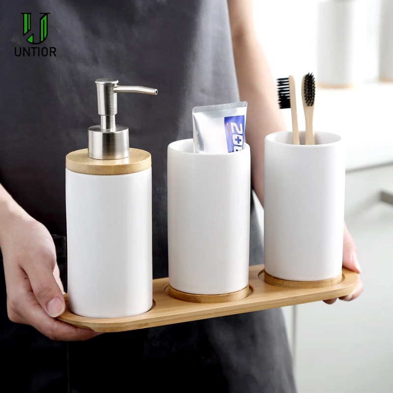 Keramische Badkameraccessoires - Zara Home Bathroom Set recensie en prijs