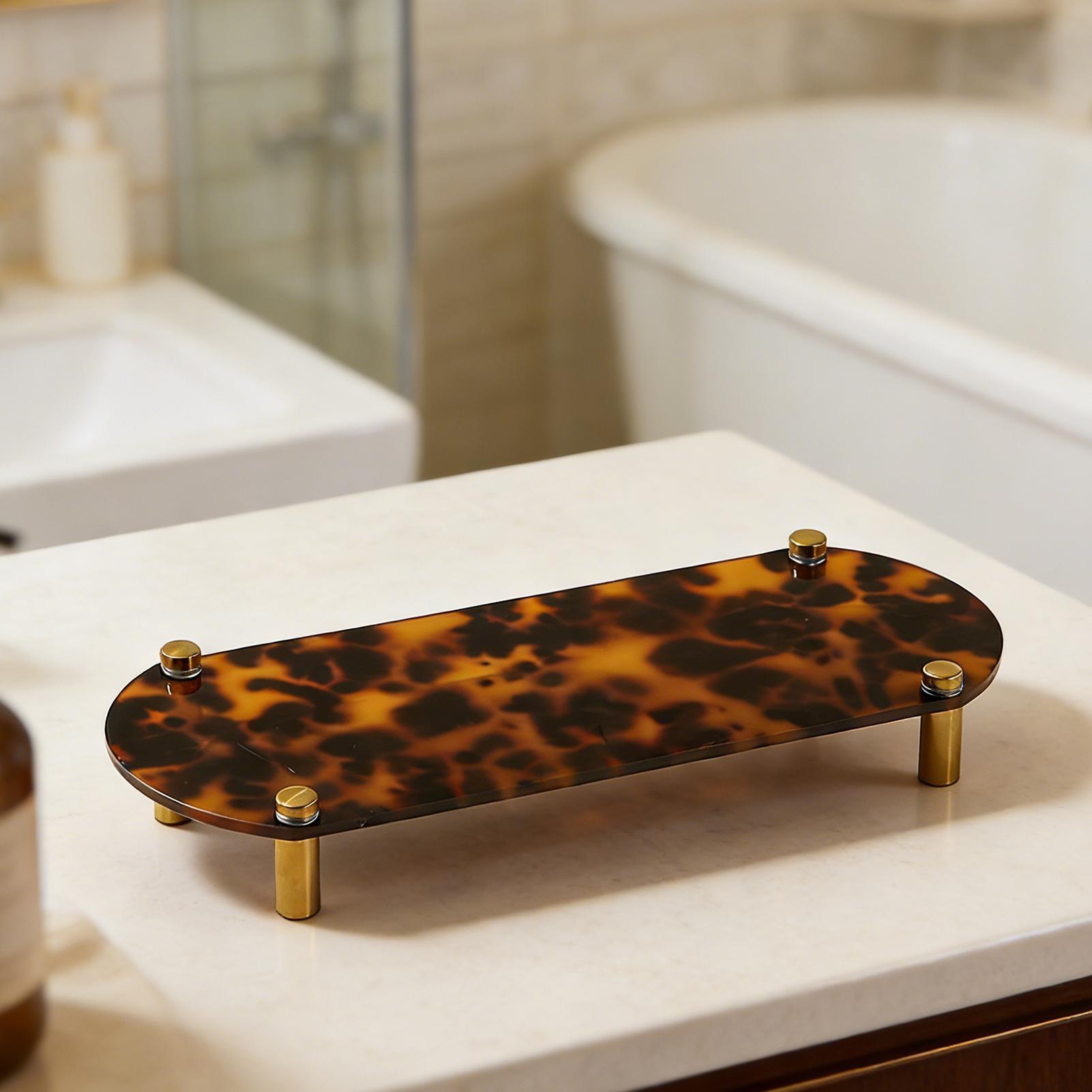 Badkamerblad dienblad schildpa - Home Bathroom Decor recensie en prijs