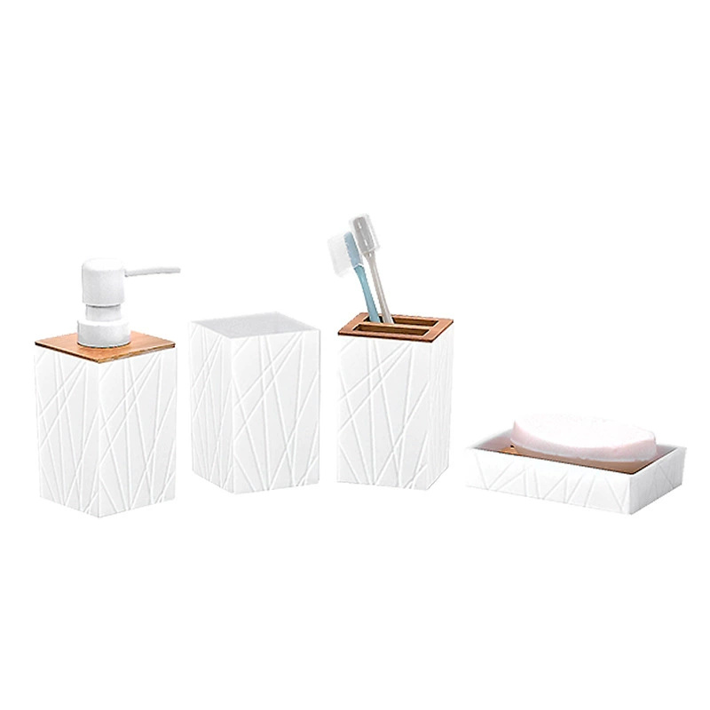 4-delige badkameraccessoires,  - Zara Home Bathroom Set recensie en prijs