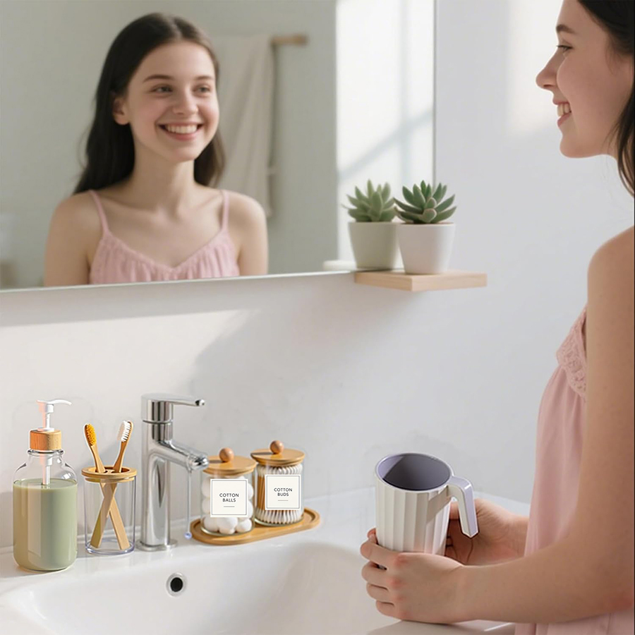 5-pack bamboe badkameraccessoi - Zara Home Bathroom Set recensie en prijs
