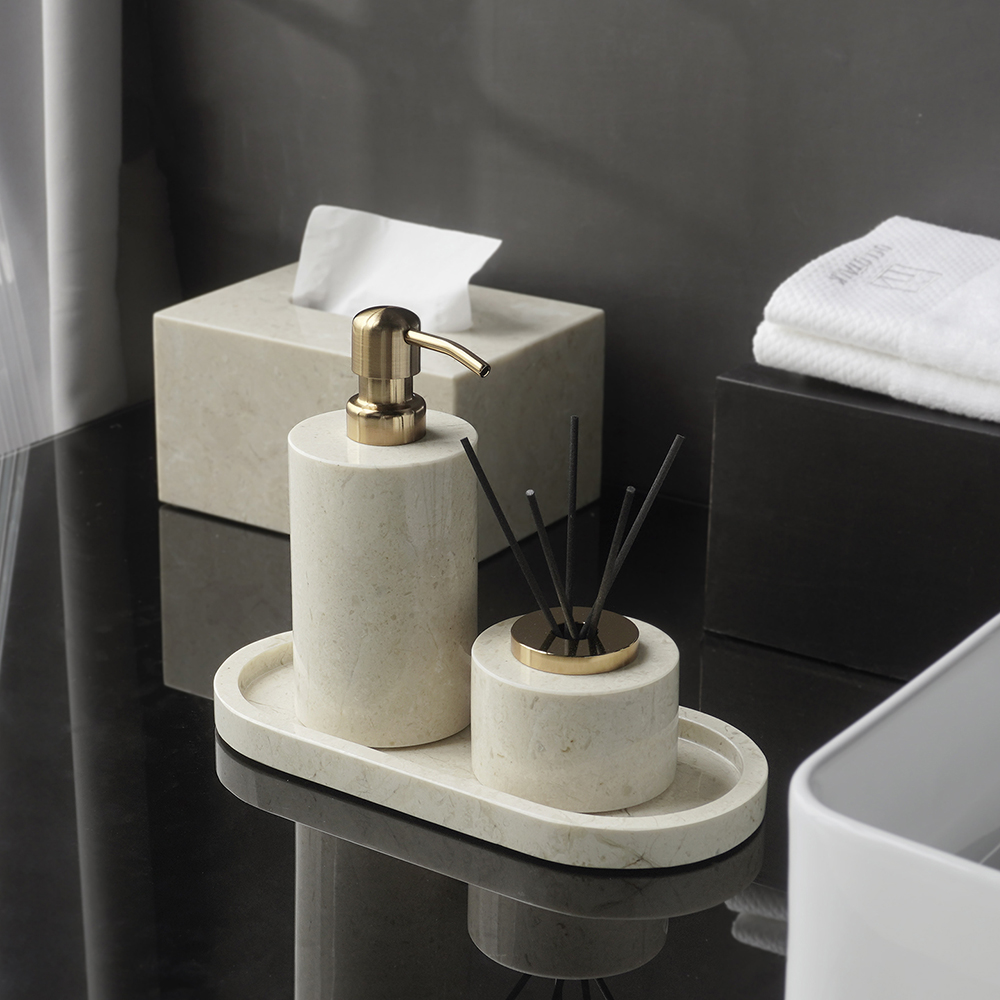 Crema Nuova natuurlijke marmer - Zara Home Bathroom Set recensie en prijs