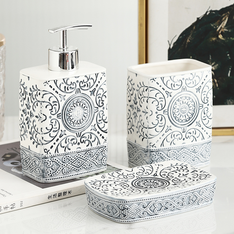 Moderne Keramische Lotion Fles - Zara Home Bathroom Set recensie en prijs