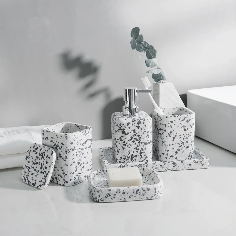 Natuursteen Zeepdispenser Badk - Zara Home Bathroom Set recensie en prijs