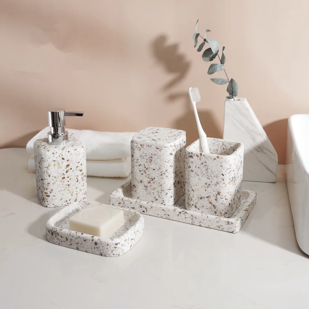 Natuursteen Zeepdispenser Badk - Zara Home Bathroom Set recensie en prijs