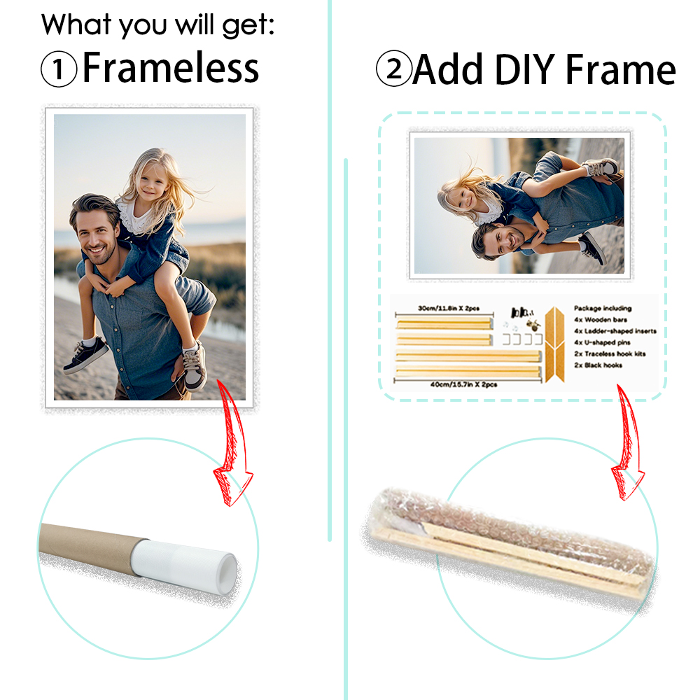 1Pc op maat gemaakte canvaspri - Home Bathroom Decor recensie en prijs