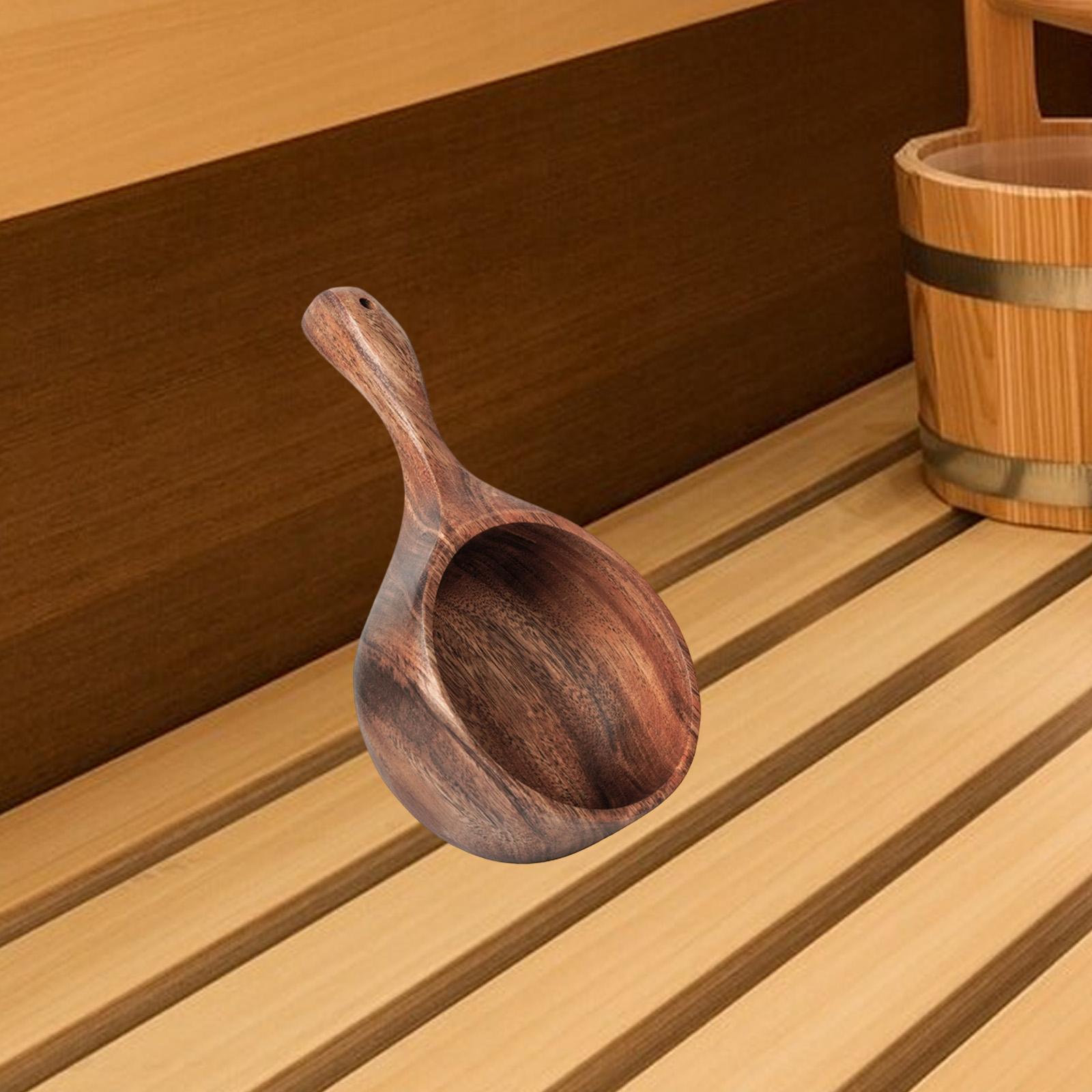 Houten saunalepel, badwatersch - Home Bathroom With Sauna recensie en prijs