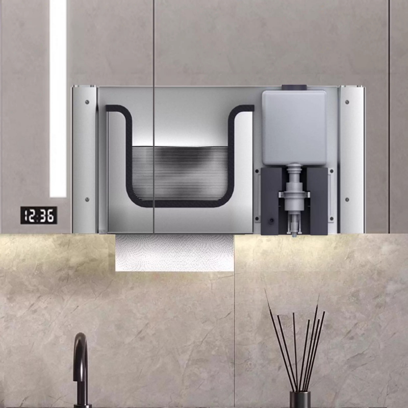 RVS verborgen papieren handdoe - Home Bathroom Paper Towel Dispenser recensie en prijs