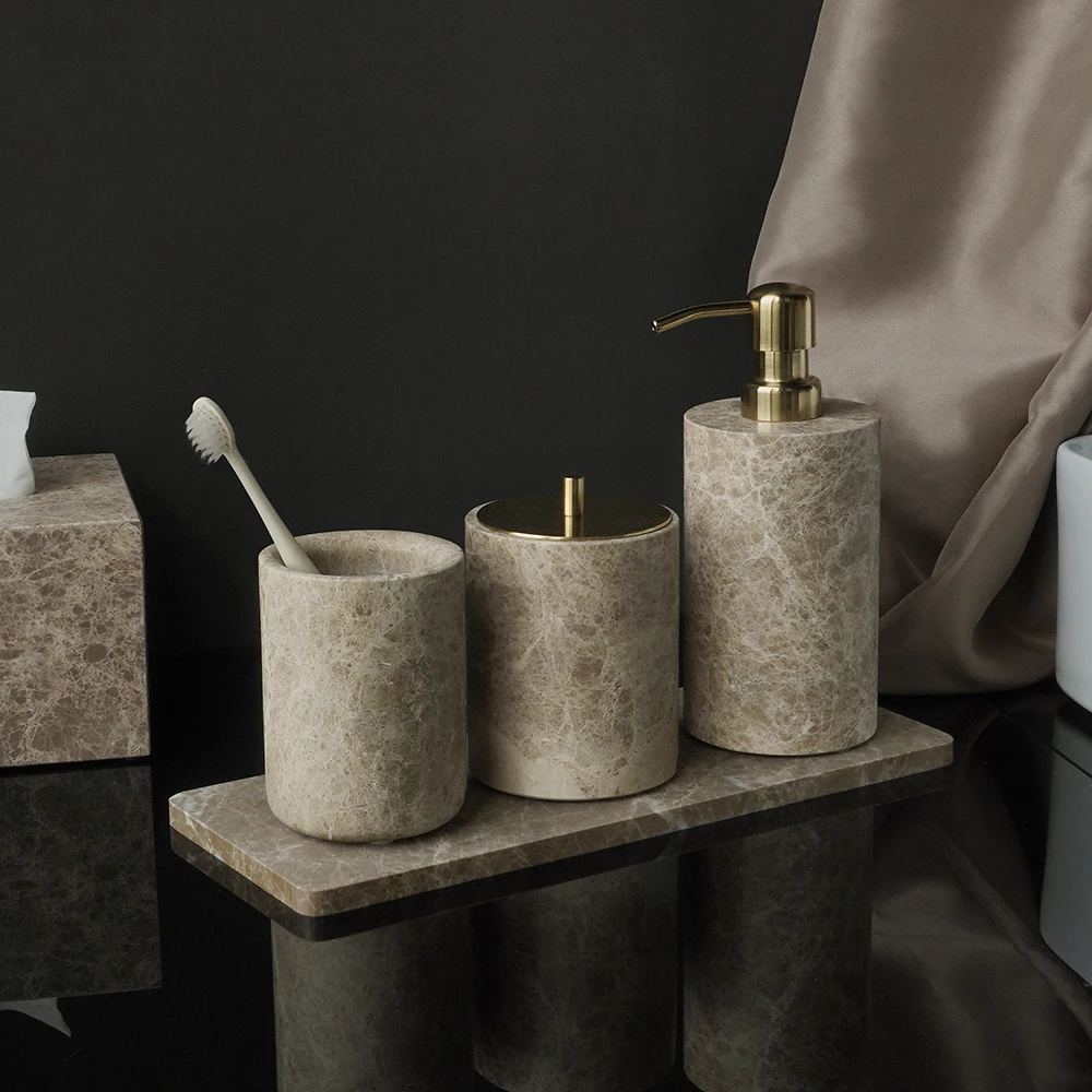 Emperador Light Natural Marmer - Zara Home Bathroom Set recensie en prijs