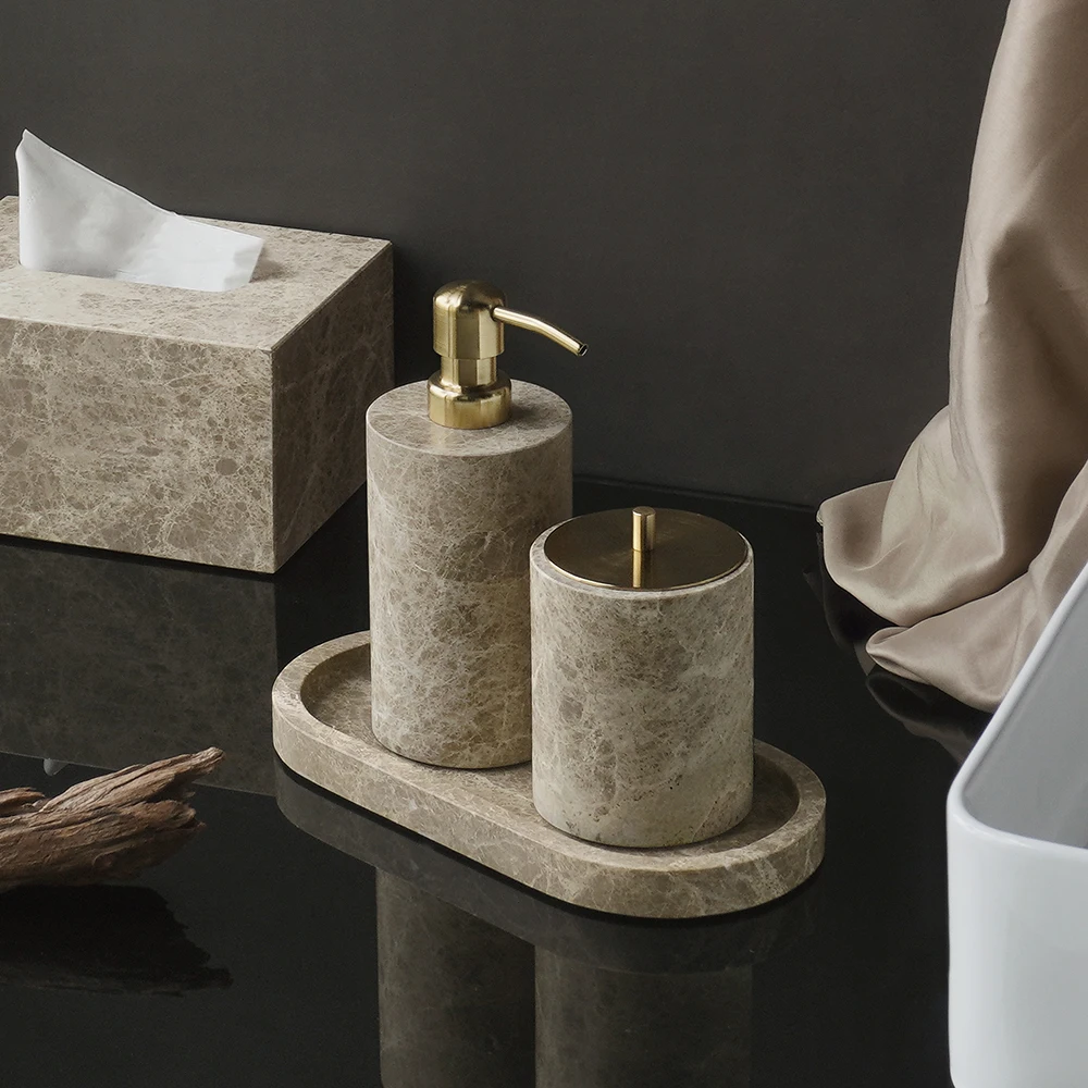 Emperador Light Natural Marmer - Zara Home Bathroom Set recensie en prijs