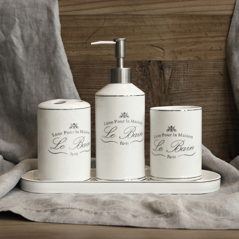Wit Porselein Bronzing Badkame - Zara Home Bathroom Set recensie en prijs