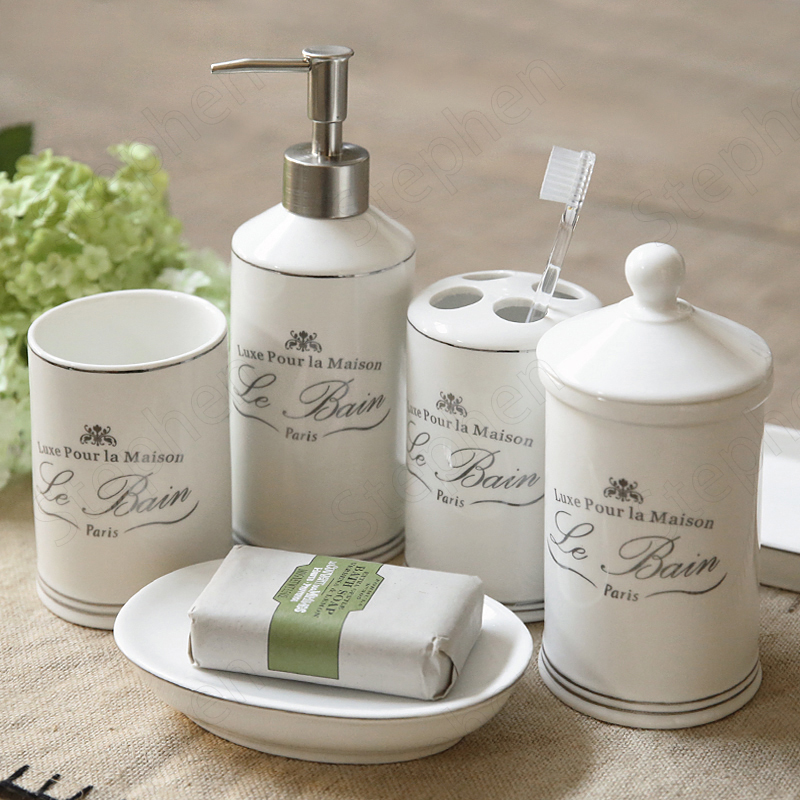 Wit Porselein Bronzing Badkame - Zara Home Bathroom Set recensie en prijs